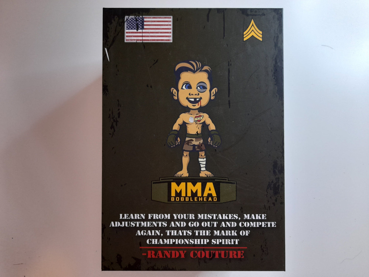 Randy "The Natural" Couture - Limited Edition - Hand Painted Boxed Bobblehead (NEW) [AUTOGRAPHED]