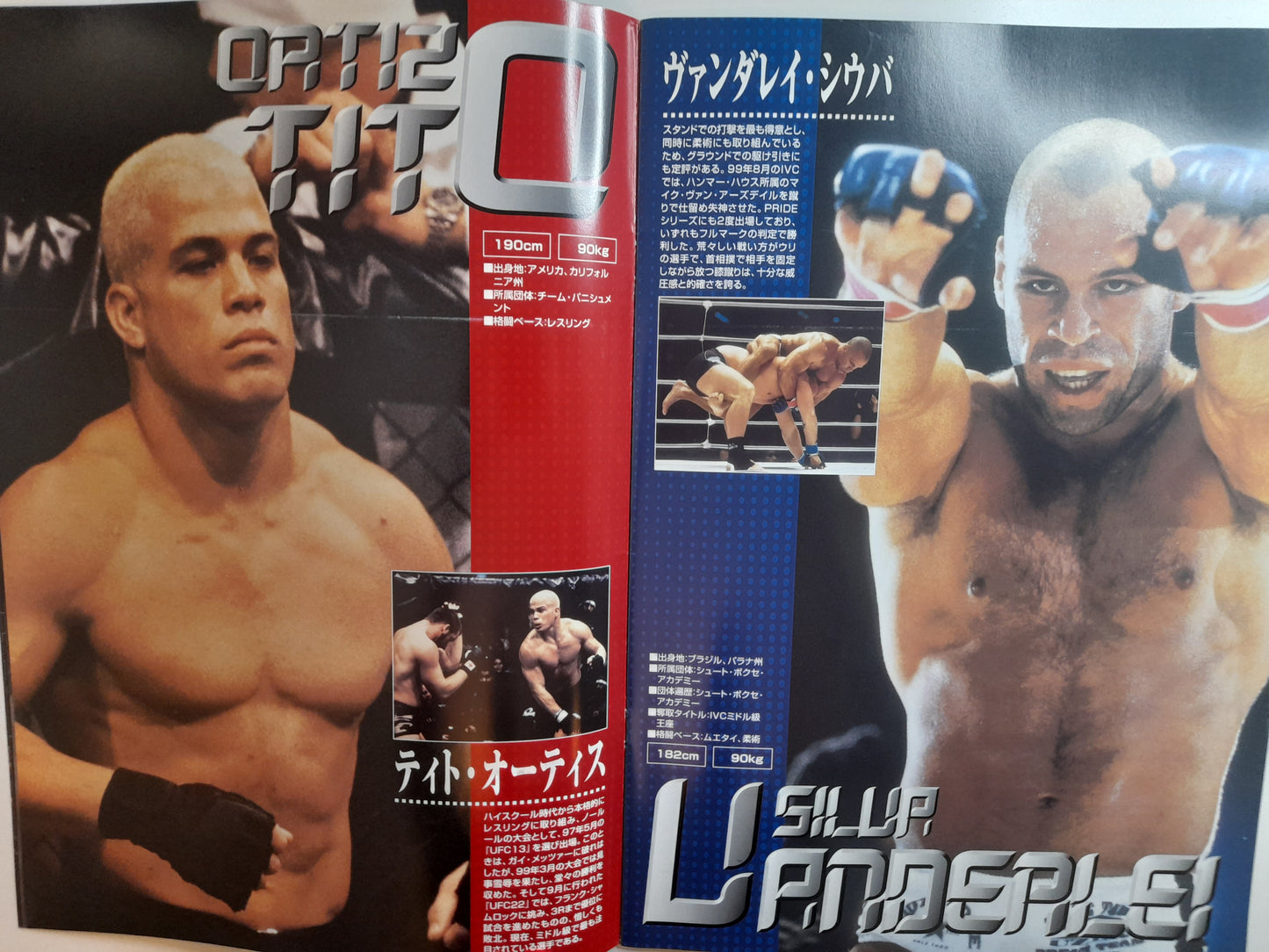 UFC 25: Ultimate Japan 3 - Tito Ortiz Vs Wanderlei Silva - Official Event Program (2000)