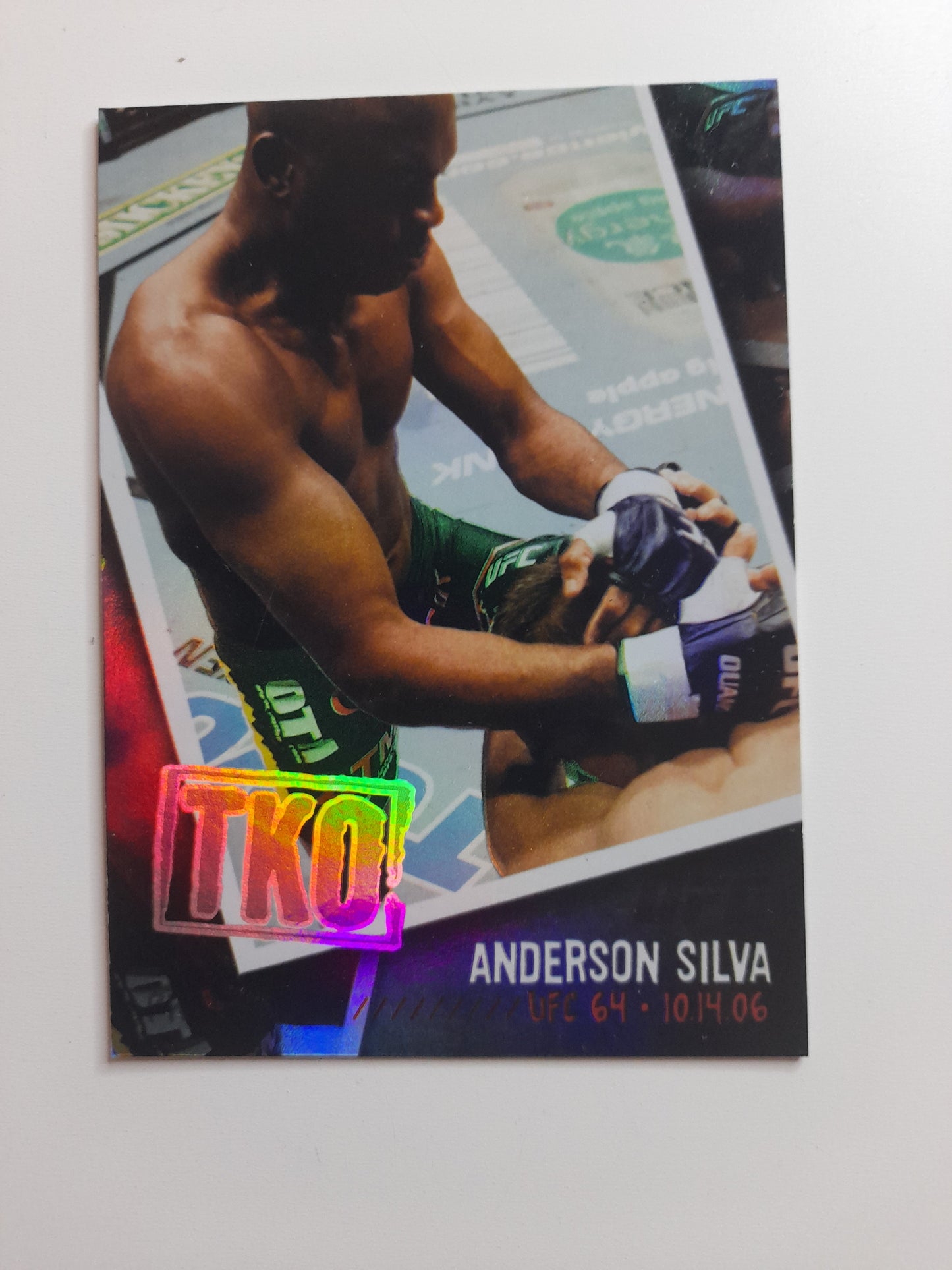 Anderson "The Spider" Silva - Official Trading Card - #PF-20 - Topps UFC Round2 Photo Finish (2009)