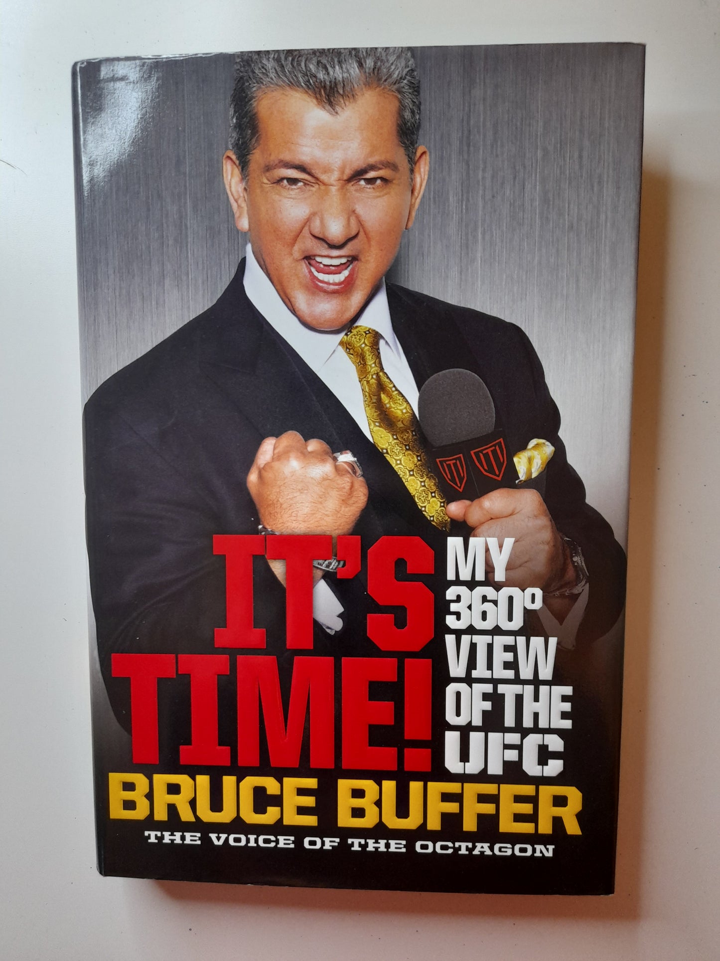 Bruce Buffer - It's Time! - Hardcover Book - 1st Edition [AUTOGRAPHED]