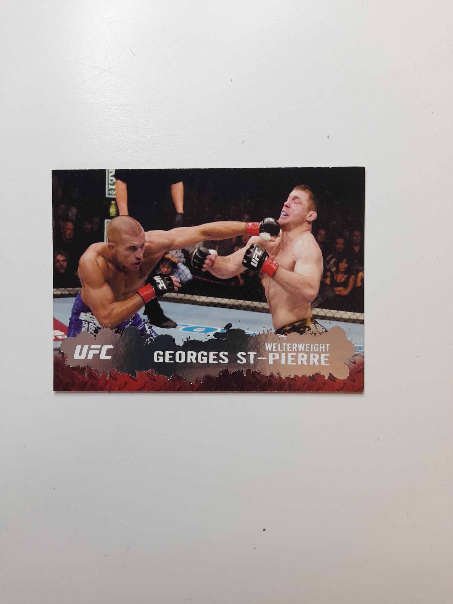 Georges "GSP" St-Pierre - Official Trading Card - #100 - Topps UFC Round 2 (2009)