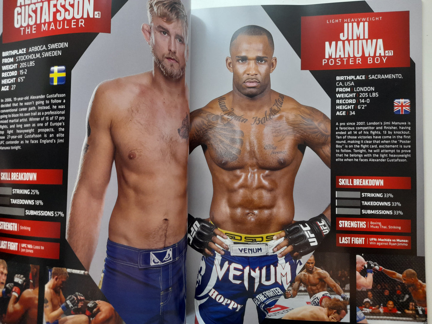 UFC Fight Night 37 (UK) - Gustafsson Vs Manuwa - Official Event Program (2014)