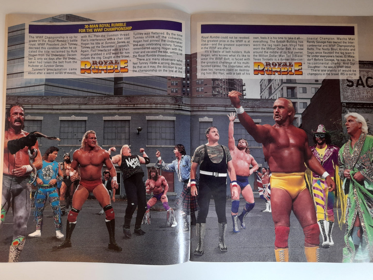 WWF Wrestling - Royal Rumble 92 - Official Event Program (1992)