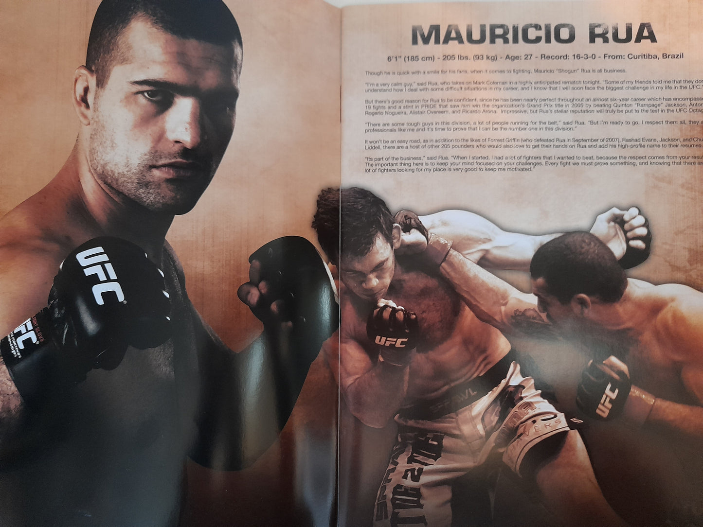 UFC 93 (IRE) - Franklin Vs Henderson - Official Event Program (2009)