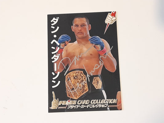 2006 DSE Pride Fighting Championships Trading Card - Silver Autograph - #132s - Dan Henderson