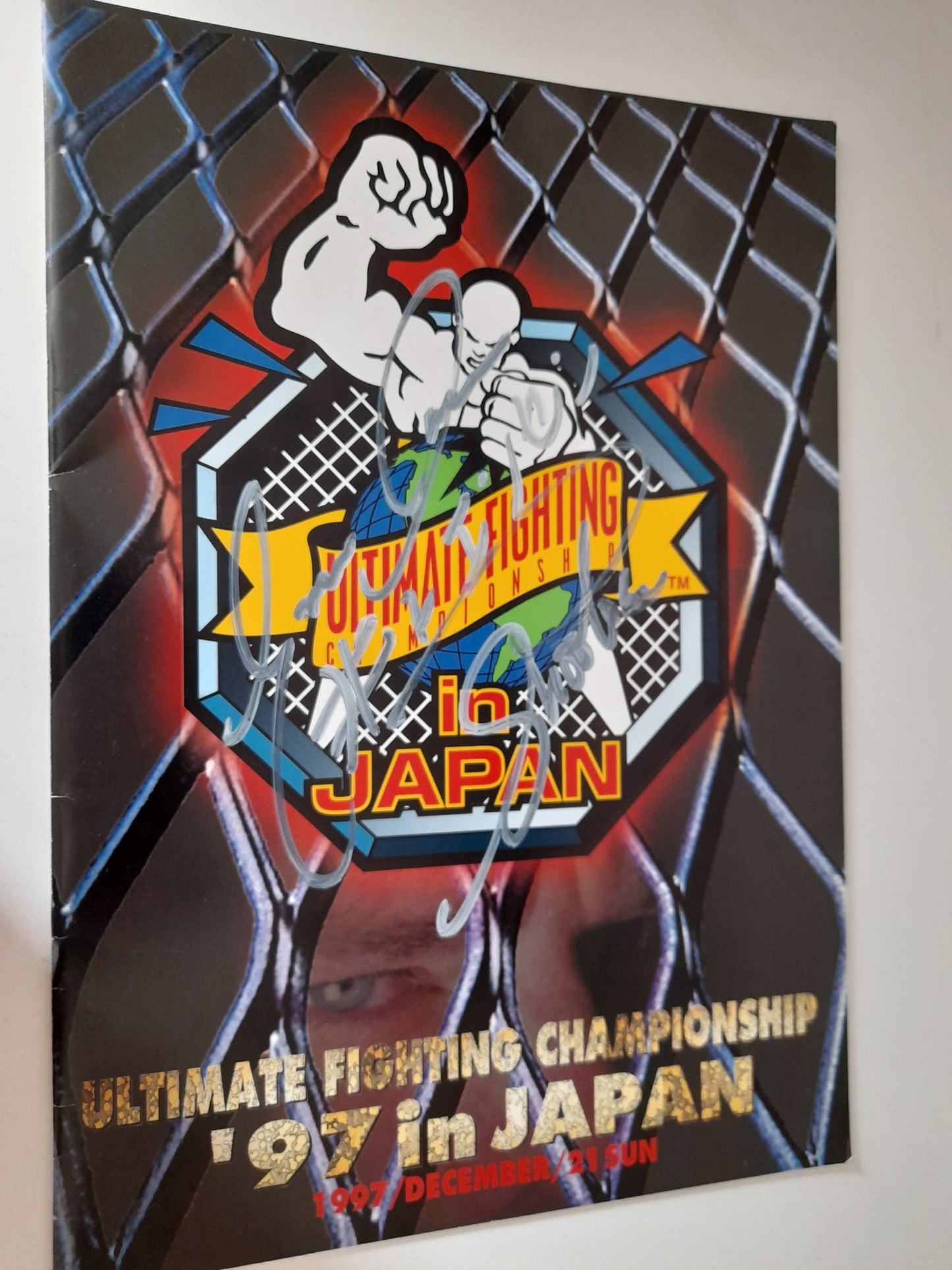 UFC 15.5: Ultimate Japan - Couture Vs Smith - Official Event Program (1997) [AUTOGRAPHED]