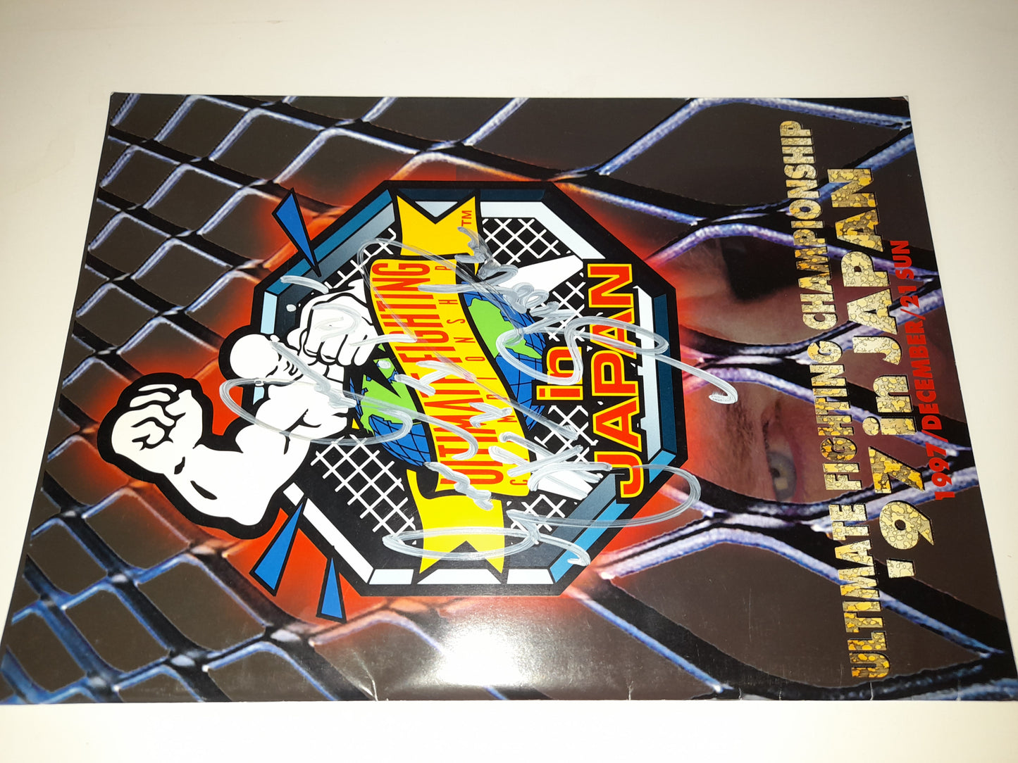 UFC 15.5: Ultimate Japan - Couture Vs Smith - Official Event Program (1997) [AUTOGRAPHED]
