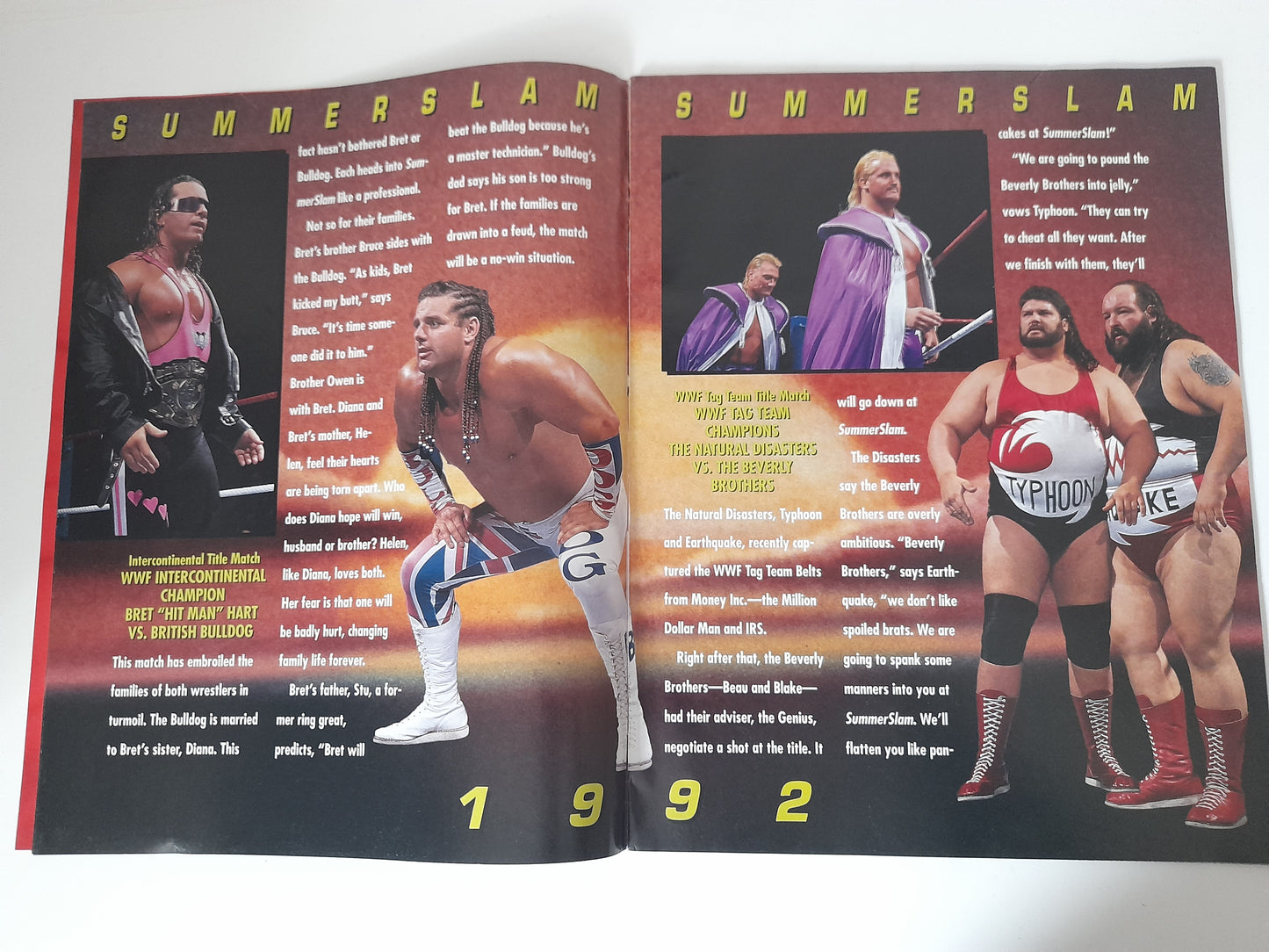 WWF Wrestling - SummerSlam 92 - Official Event Program (1992)