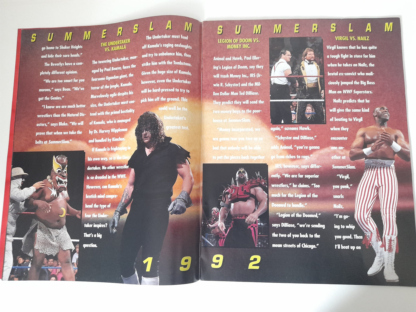 WWF Wrestling - SummerSlam 92 - Official Event Program (1992)