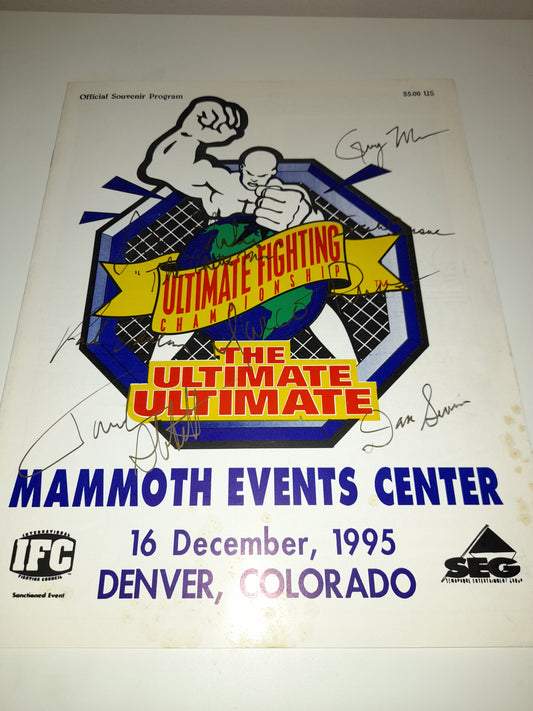 UFC 7.5: The Ultimate Ultimate 95 - Official Event Program (1995) [AUTOGRAPHED]