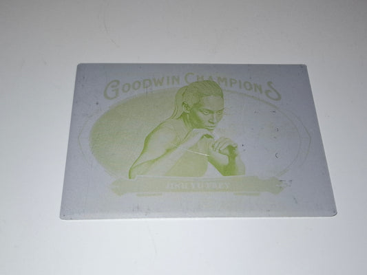 Jinh Yu Frey - Yellow Printing Plate - Official Trading Card - #54 - Upper Deck Goodwin Champions (2020)