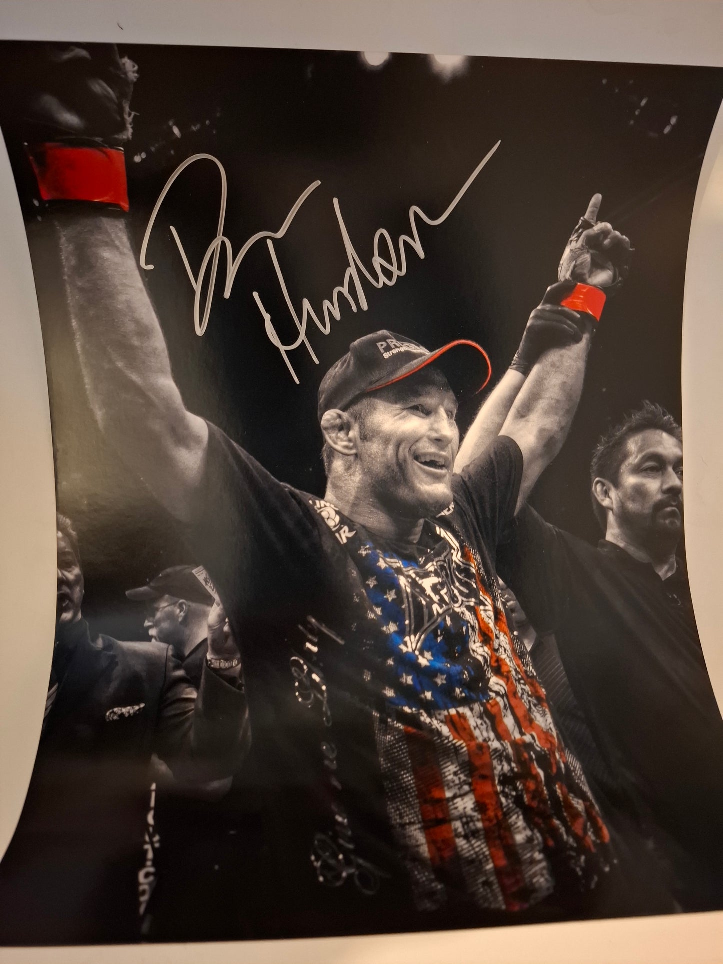 11"x14" Signed Photo - Dan Henderson - USA Shirt  [AUTOGRAPHED]