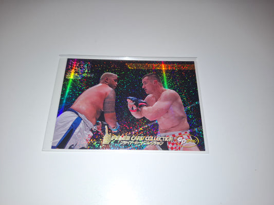 2006 DSE Pride Fighting Championships Trading Card - Sparkle - #124 - Mark Hunt / Mirko CroCop