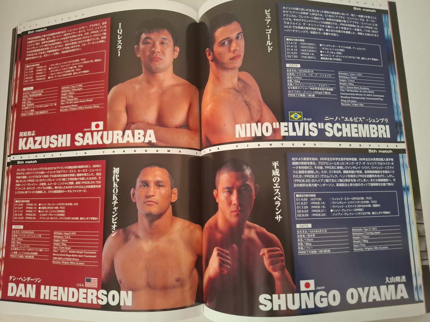Pride FC 25 Body Blow - Antonio Nogueira Vs Fedor Emilianenko (2003) - Official Event Program