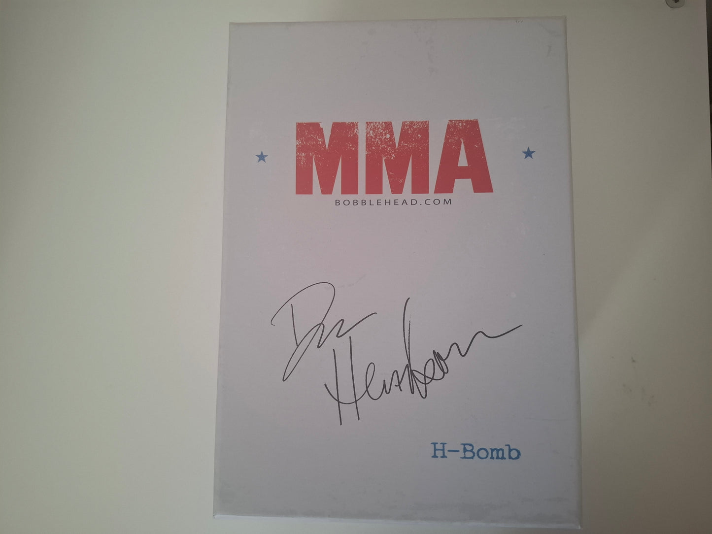 Dan Henderson - Limited Edition - Hand Painted Boxed Bobblehead (NEW) [AUTOGRAPHED]