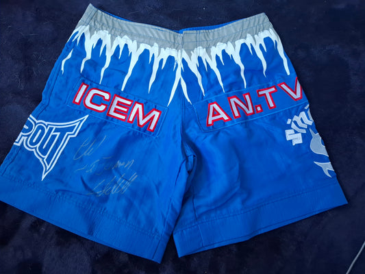 Chuck "The Iceman" Liddell - Signed Official Fight Shorts - [AUTOGRAPHED]