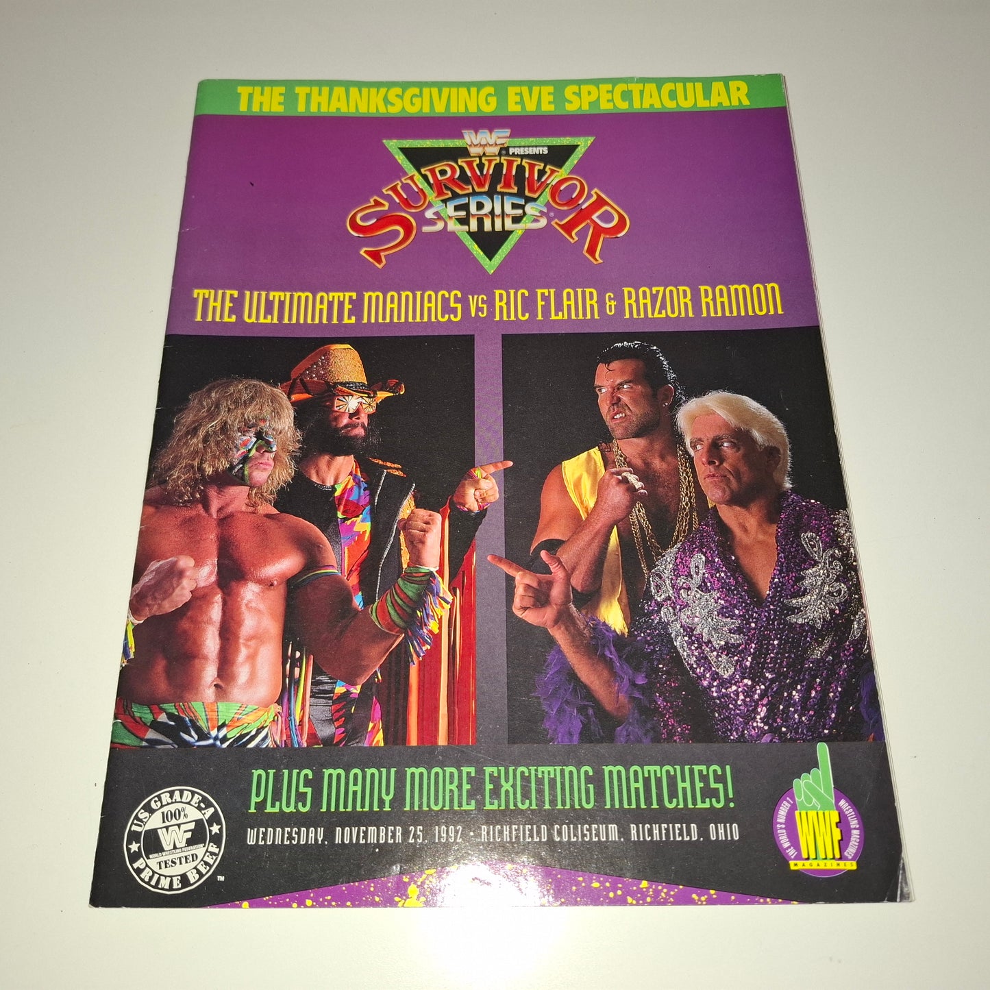 WWF Wrestling - Survivor Series 92 - Official Event Program (1992)