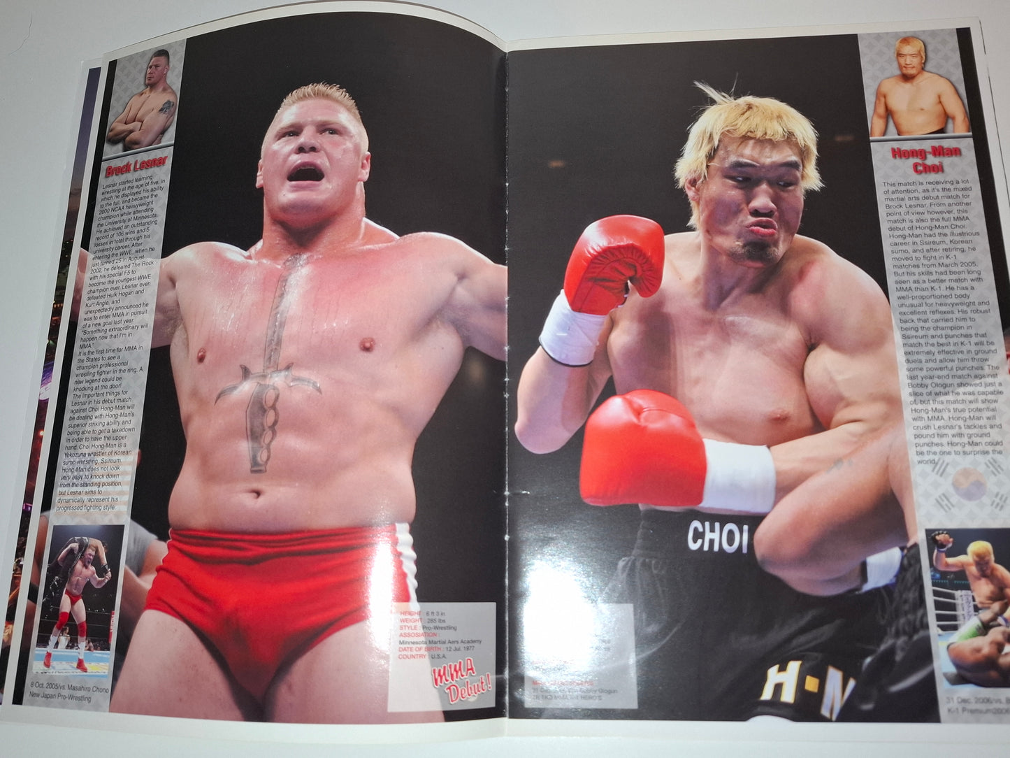 FEG Presents: Dynamite!! USA - Royce Gracie Vs Kazushi Sakuraba (2007) - Official Event Program