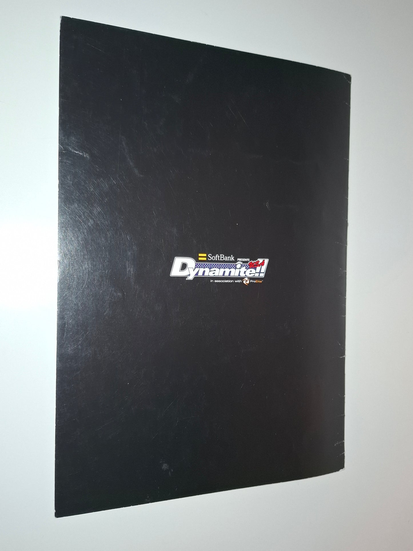 FEG Presents: Dynamite!! USA - Royce Gracie Vs Kazushi Sakuraba (2007) - Official Event Program