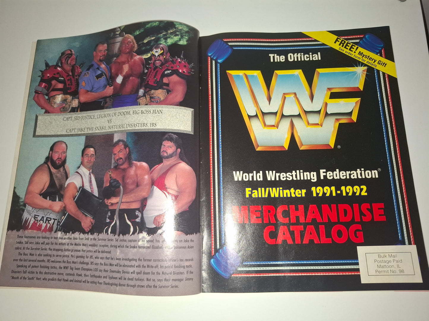 WWF Wrestling - Survivor Series 91 - Official Event Program (1991)