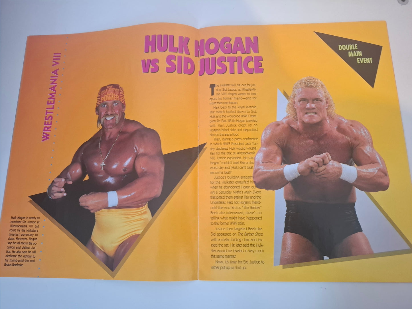 WWF Wrestling - Wrestlemania 8 - Official Event Program (1992)