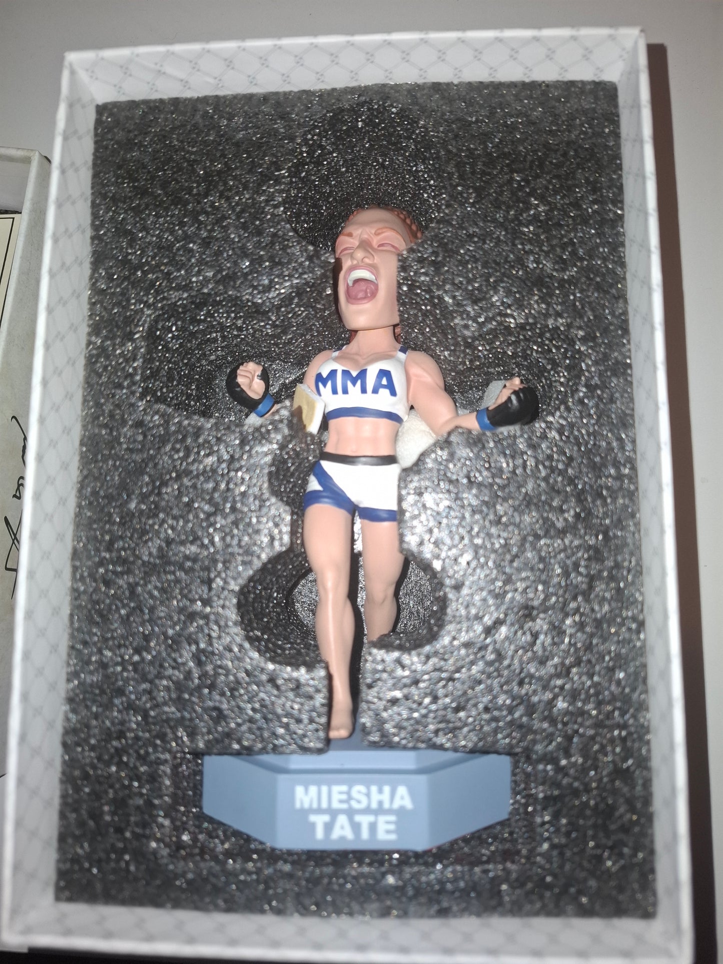 Miesha "Cupcake" Tate - Limited Edition - Hand Painted Boxed Bobblehead (NEW) [AUTOGRAPHED]