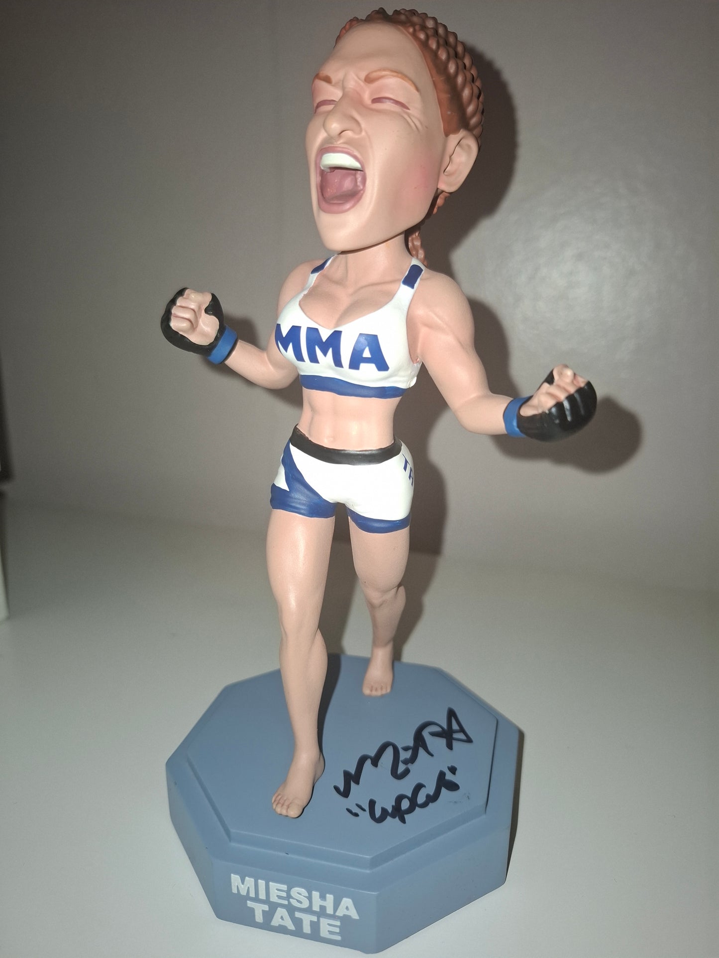 Miesha "Cupcake" Tate - Limited Edition - Hand Painted Boxed Bobblehead (NEW) [AUTOGRAPHED]