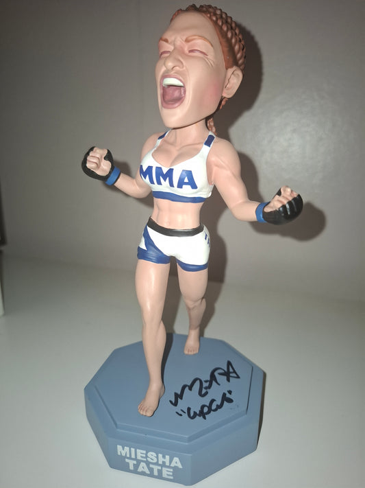 Miesha "Cupcake" Tate - Limited Edition - Hand Painted Boxed Bobblehead (NEW) [AUTOGRAPHED]