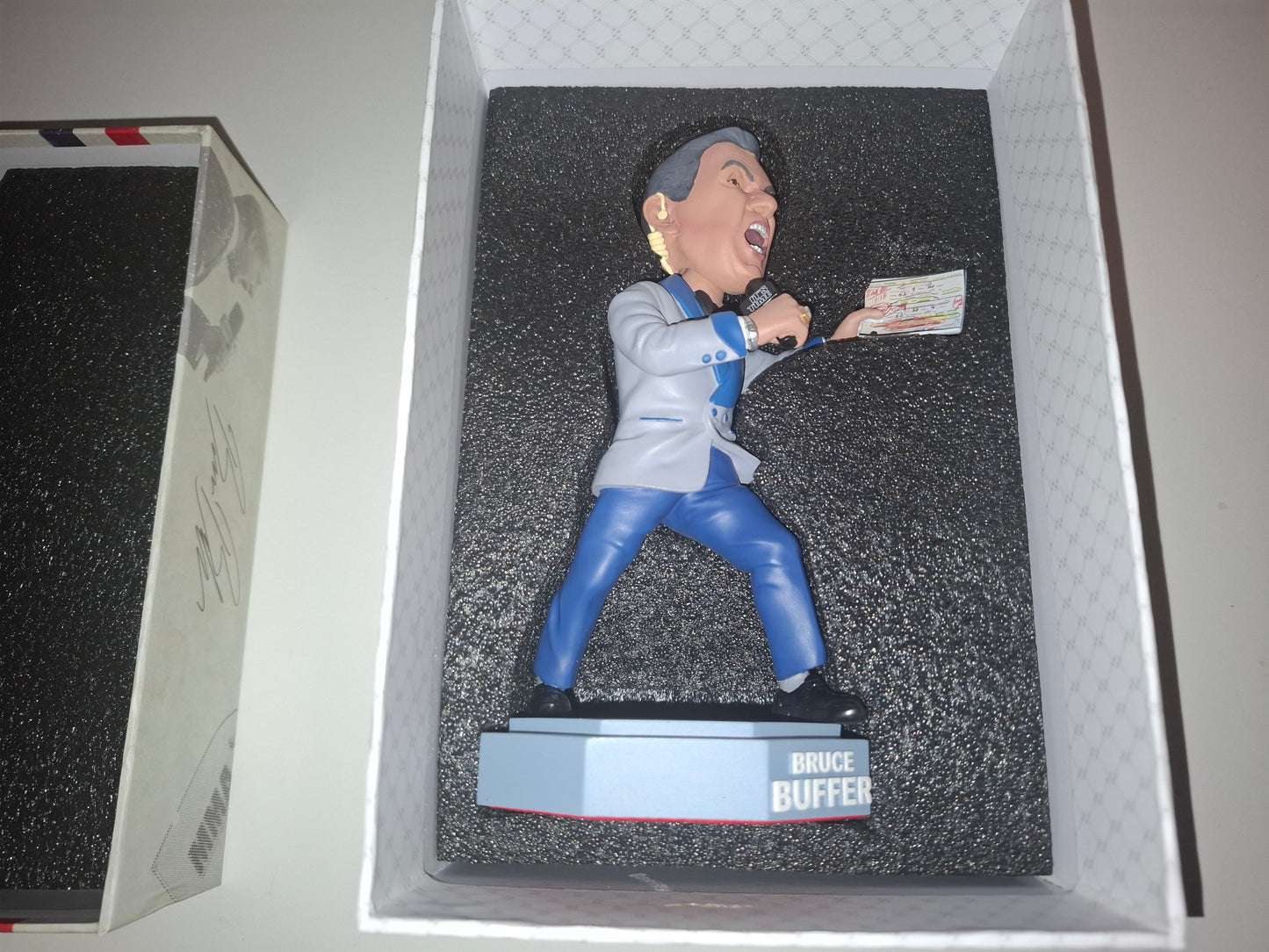 Bruce Buffer - Limited Edition - Hand Painted Boxed Bobblehead (NEW) [AUTOGRAPHED]