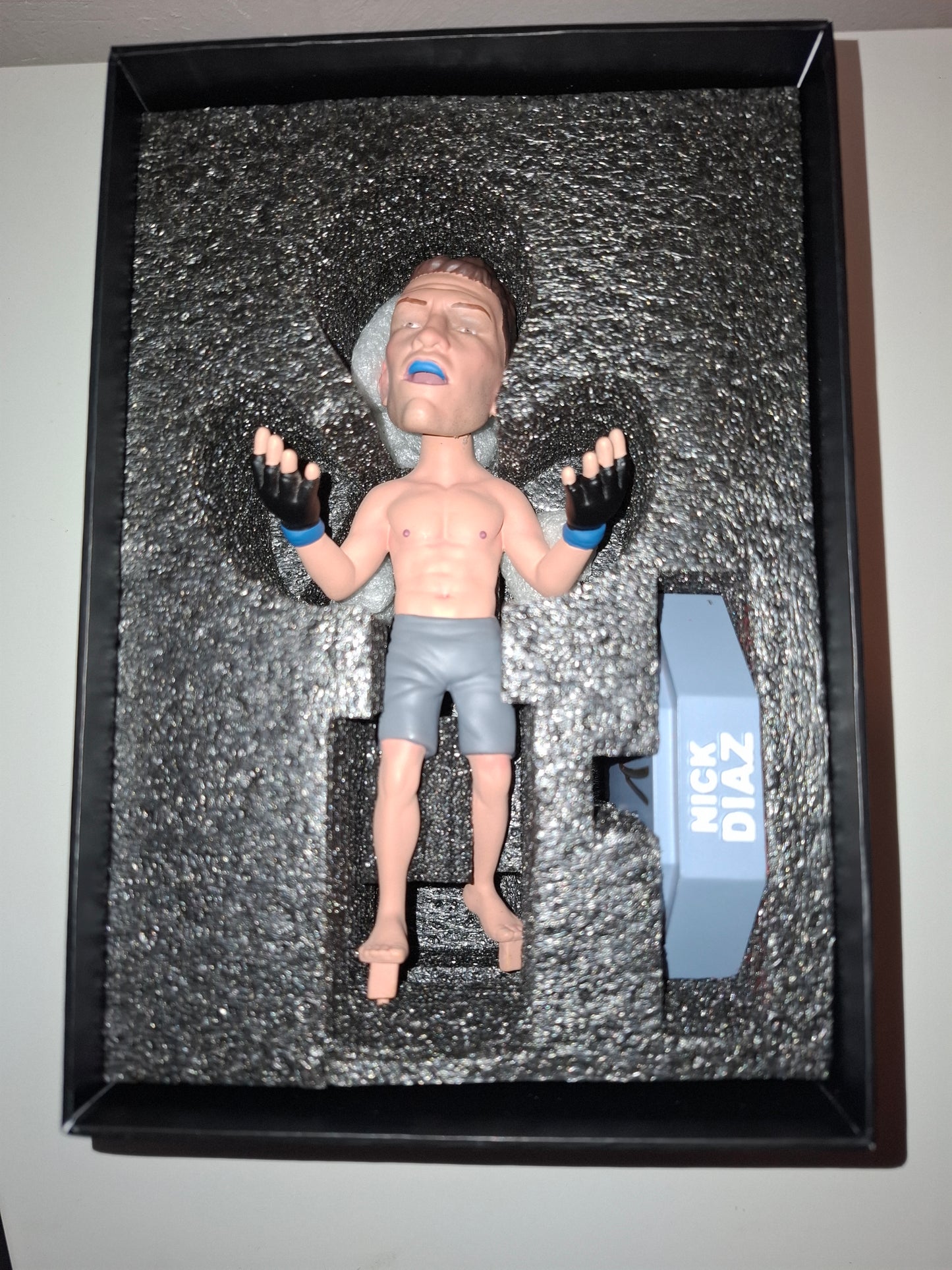 Nick Diaz - Limited Edition - Hand Painted Boxed Bobblehead (NEW) [AUTOGRAPHED]