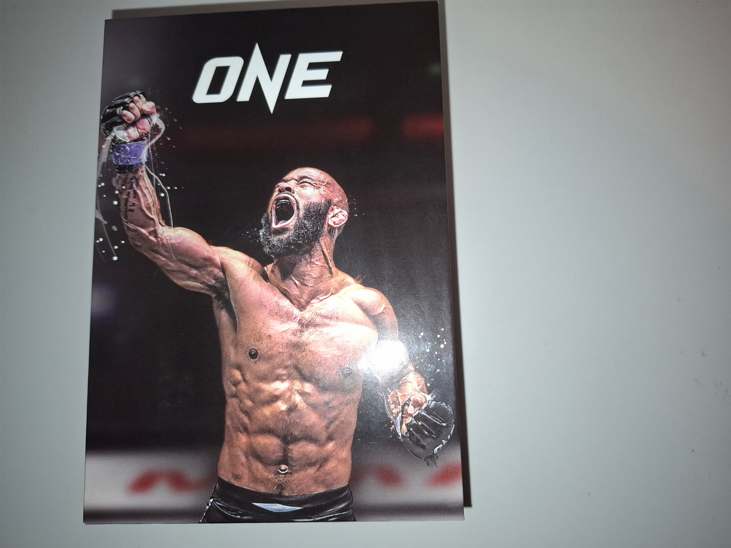 Demetrious "Mighty Mouse" Johnson - Limited Edition - Hand Painted Boxed Bobblehead (NEW) [AUTOGRAPHED]