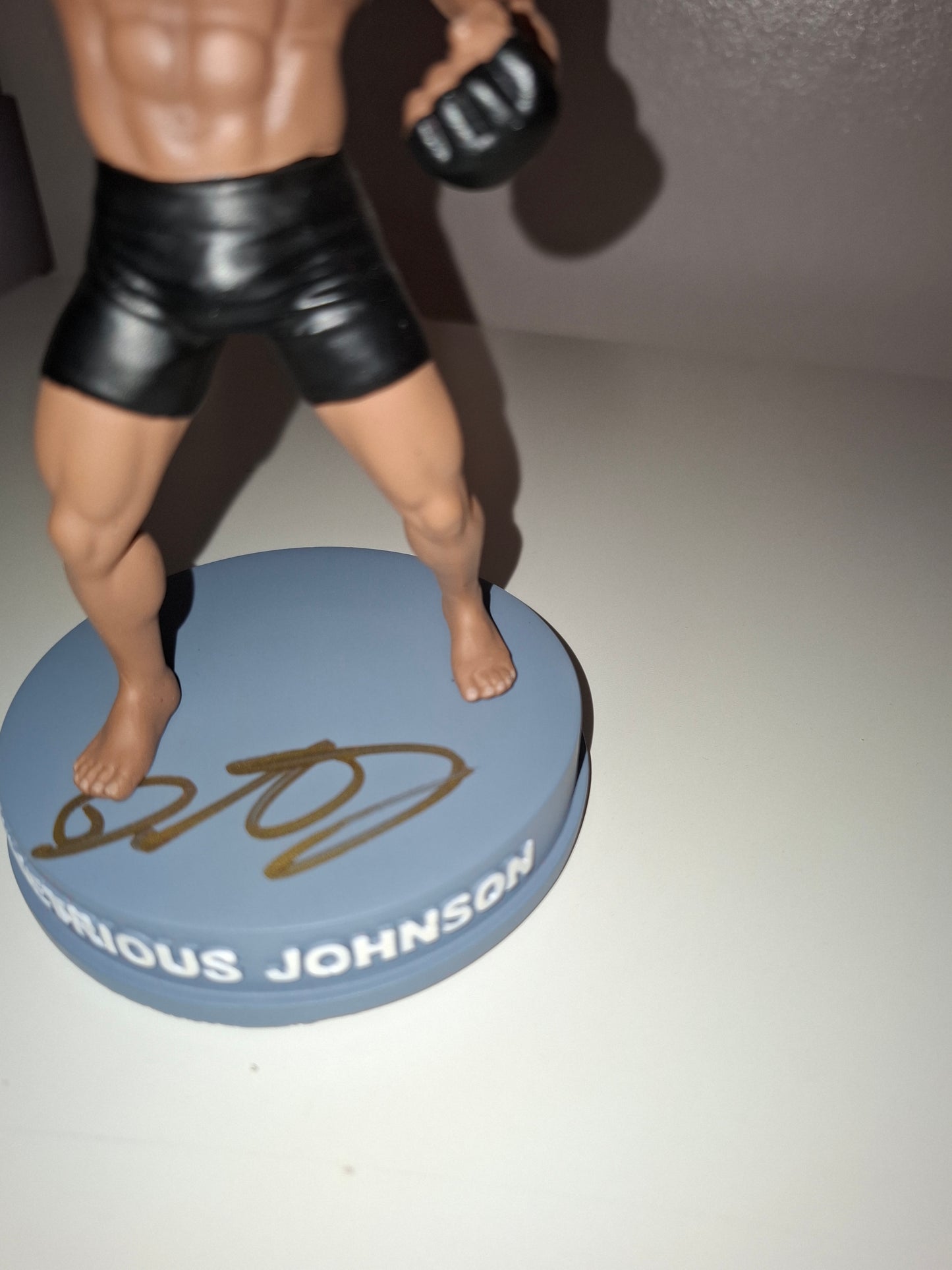 Demetrious "Mighty Mouse" Johnson - Limited Edition - Hand Painted Boxed Bobblehead (NEW) [AUTOGRAPHED]