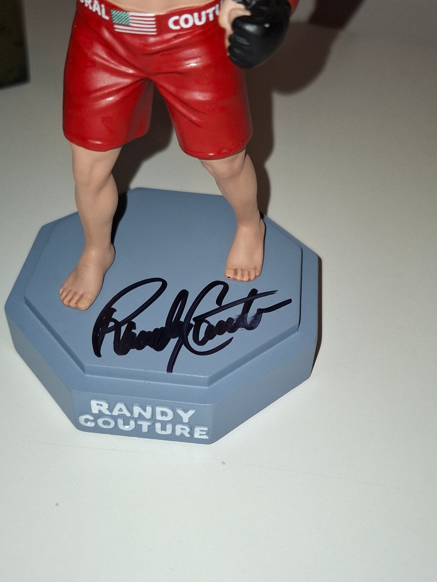 Randy "The Natural" Couture - Limited Edition - Hand Painted Boxed Bobblehead (NEW) [AUTOGRAPHED]