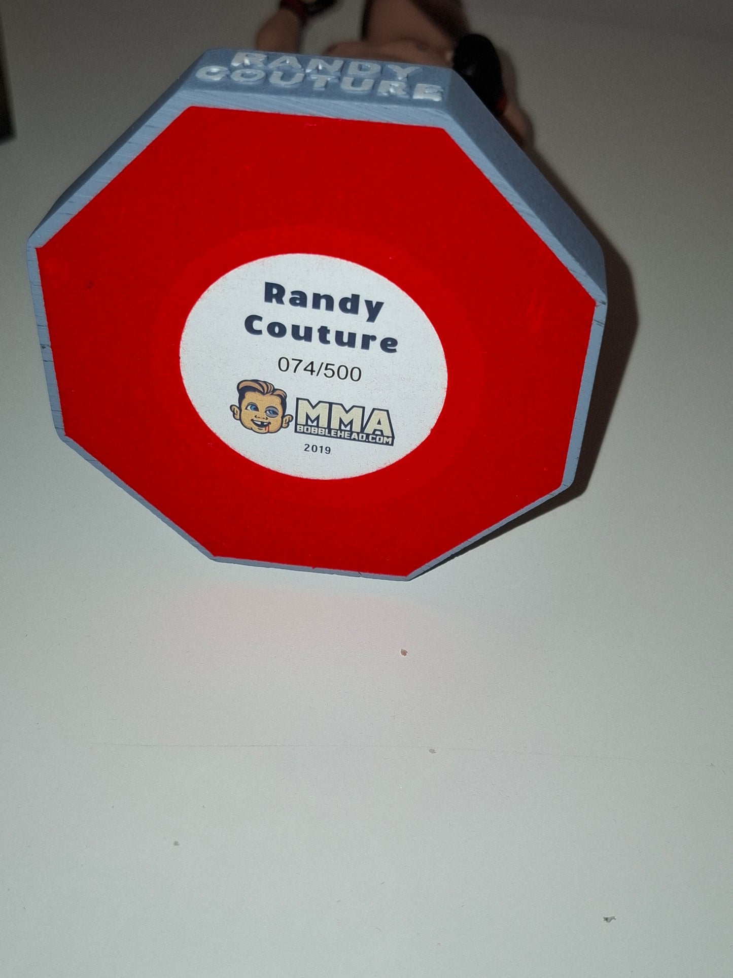 Randy "The Natural" Couture - Limited Edition - Hand Painted Boxed Bobblehead (NEW) [AUTOGRAPHED]