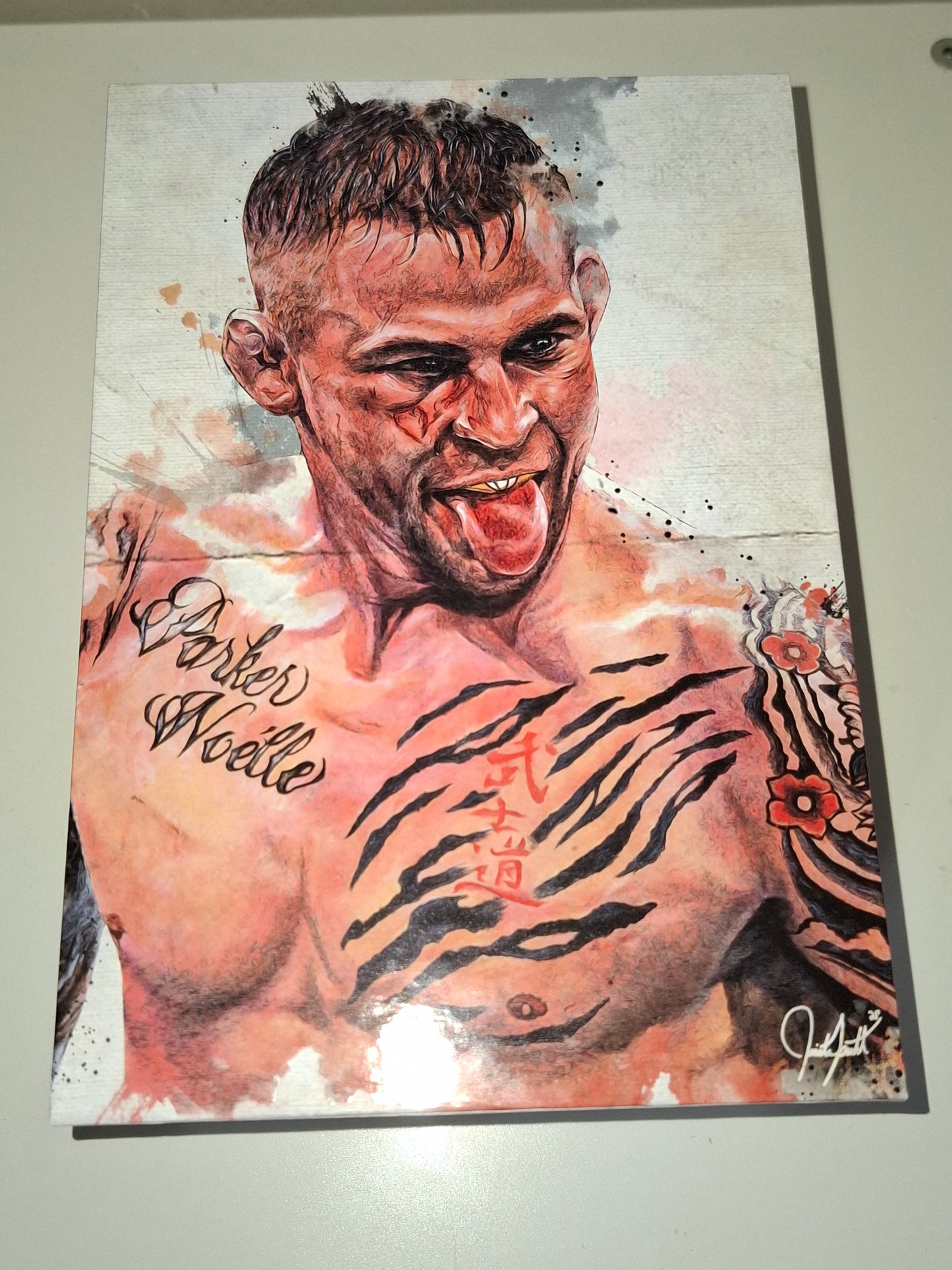 Dustin Poirier - Limited Edition - Hand Painted Boxed Bobblehead (NEW) [AUTOGRAPHED]