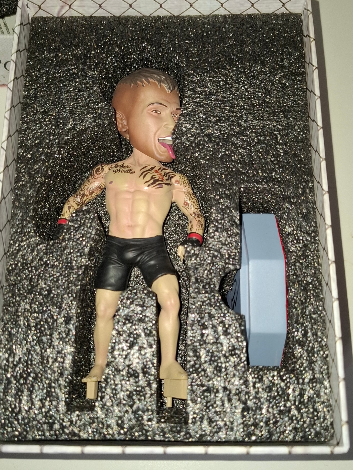 Dustin Poirier - Limited Edition - Hand Painted Boxed Bobblehead (NEW) [AUTOGRAPHED]