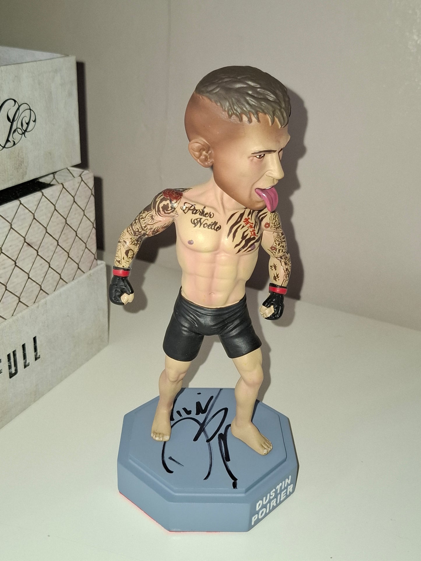 Dustin Poirier - Limited Edition - Hand Painted Boxed Bobblehead (NEW) [AUTOGRAPHED]