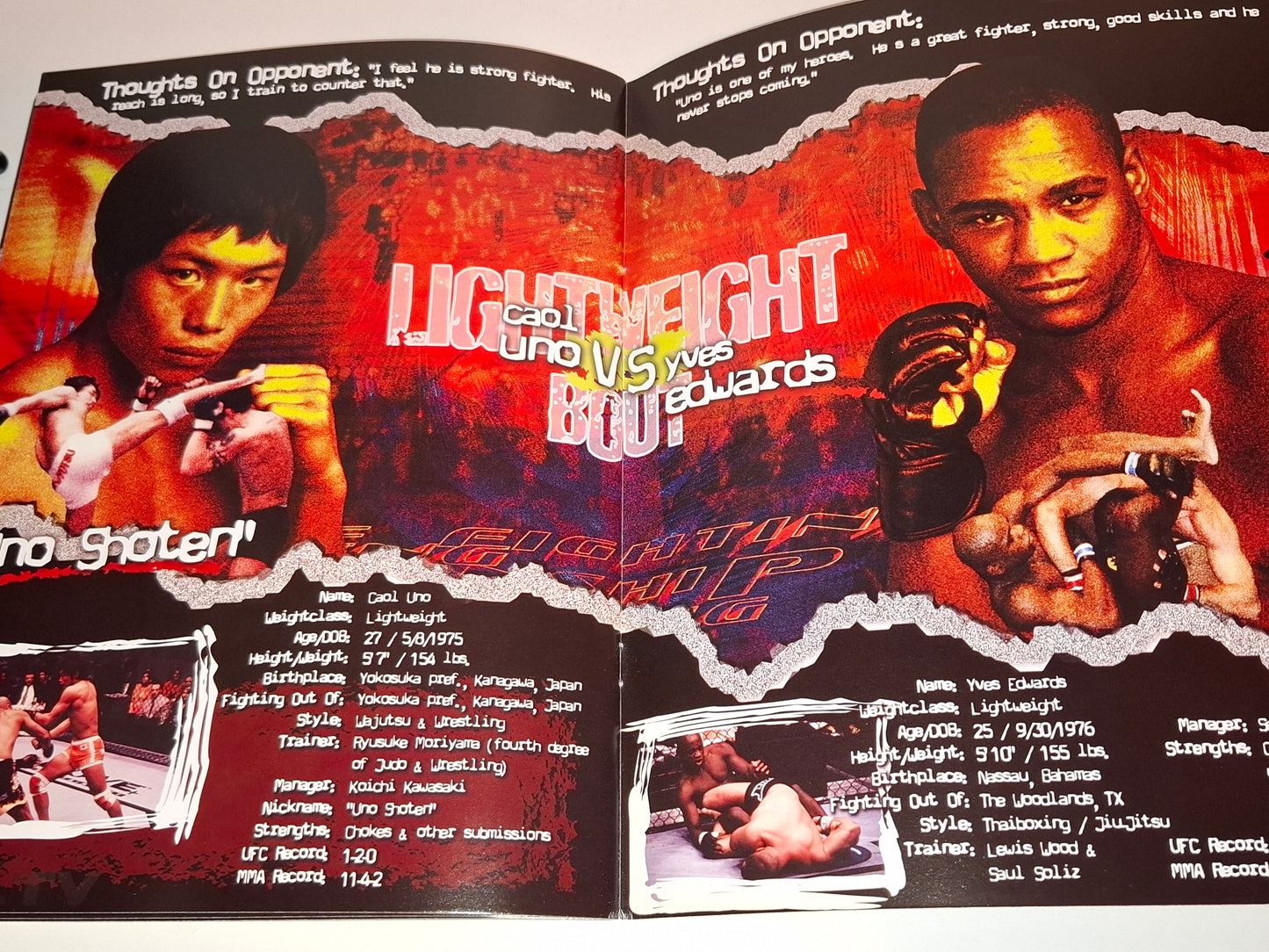 UFC 37: High Impact - Murilo Bustamante Vs Matt Lindland - Official Event Program (2002)