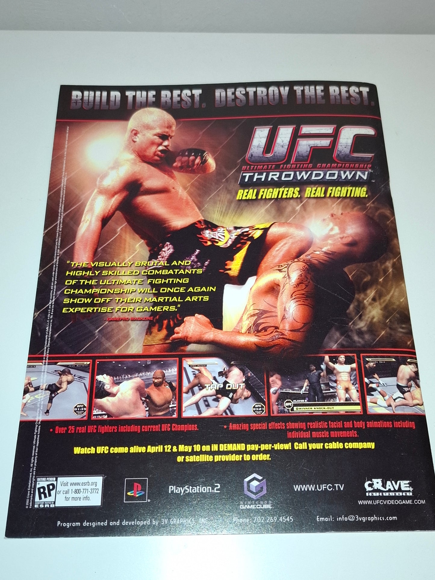 UFC 37: High Impact - Murilo Bustamante Vs Matt Lindland - Official Event Program (2002)