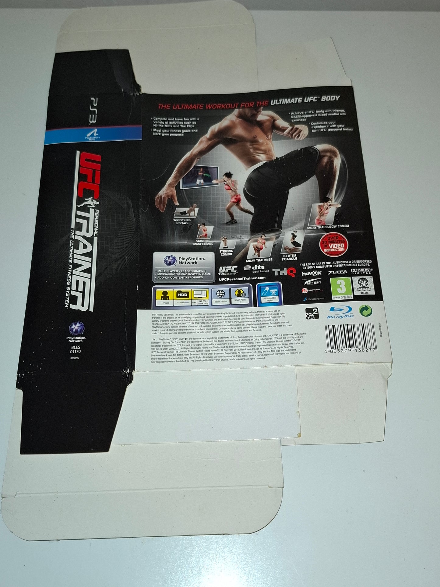 UFC Personal Trainer: Ultimate Fitness System - Sony Playstation 3 / PS3 Game (2011)