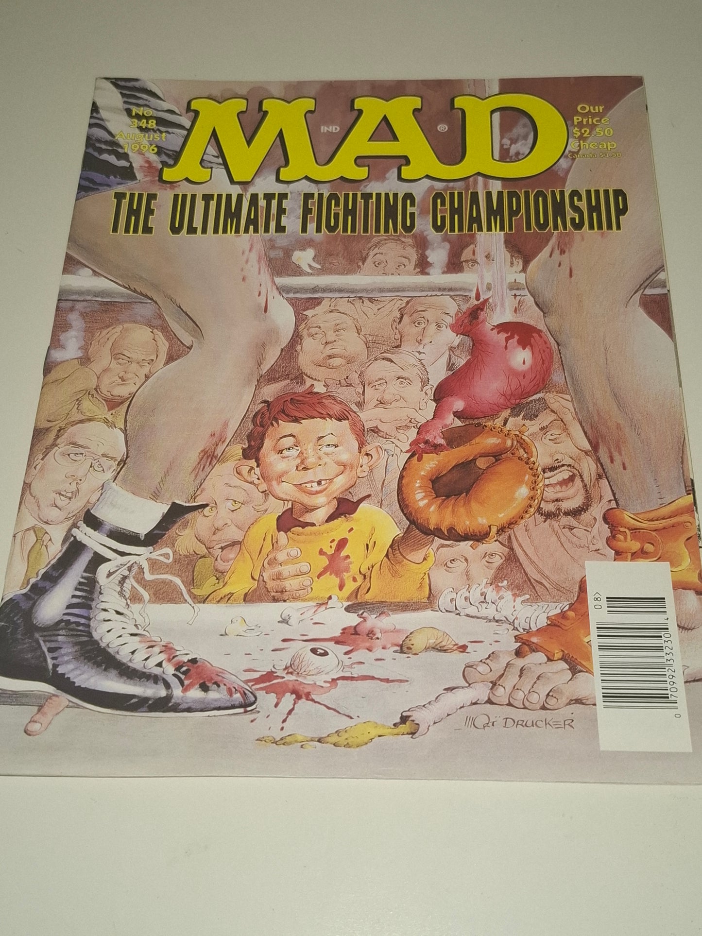 Vintage MAD Magazine #348 - The Ultimate Fighting Championship (1996)