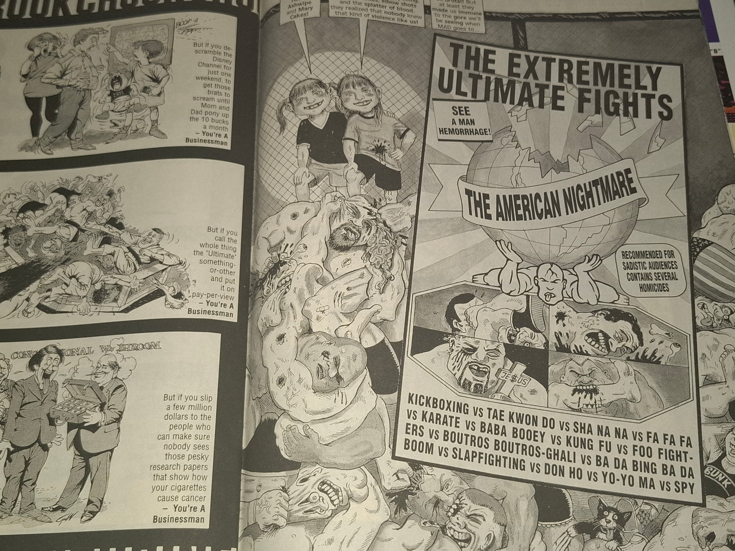 Vintage MAD Magazine #348 - The Ultimate Fighting Championship (1996)