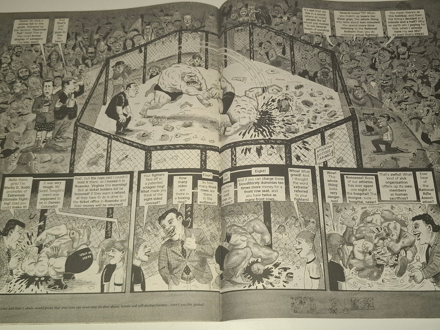 Vintage MAD Magazine #348 - The Ultimate Fighting Championship (1996)