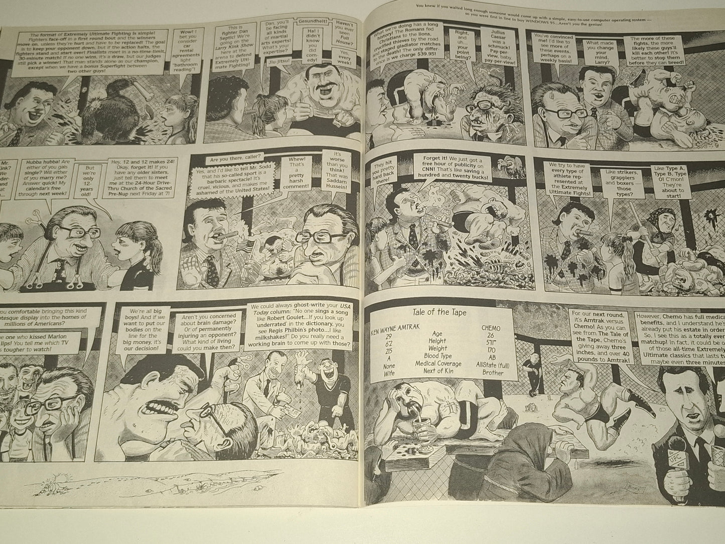 Vintage MAD Magazine #348 - The Ultimate Fighting Championship (1996)