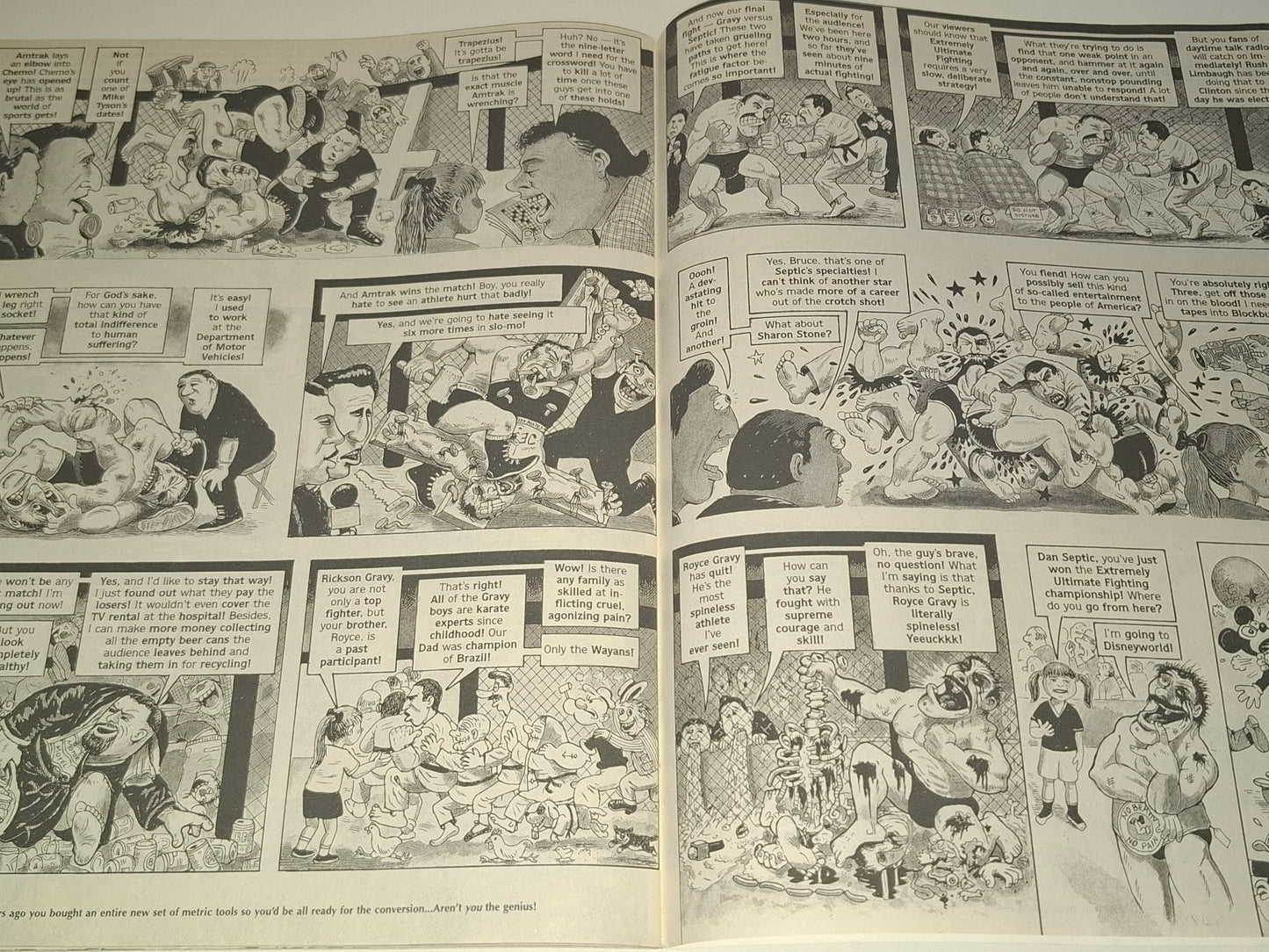 Vintage MAD Magazine #348 - The Ultimate Fighting Championship (1996)