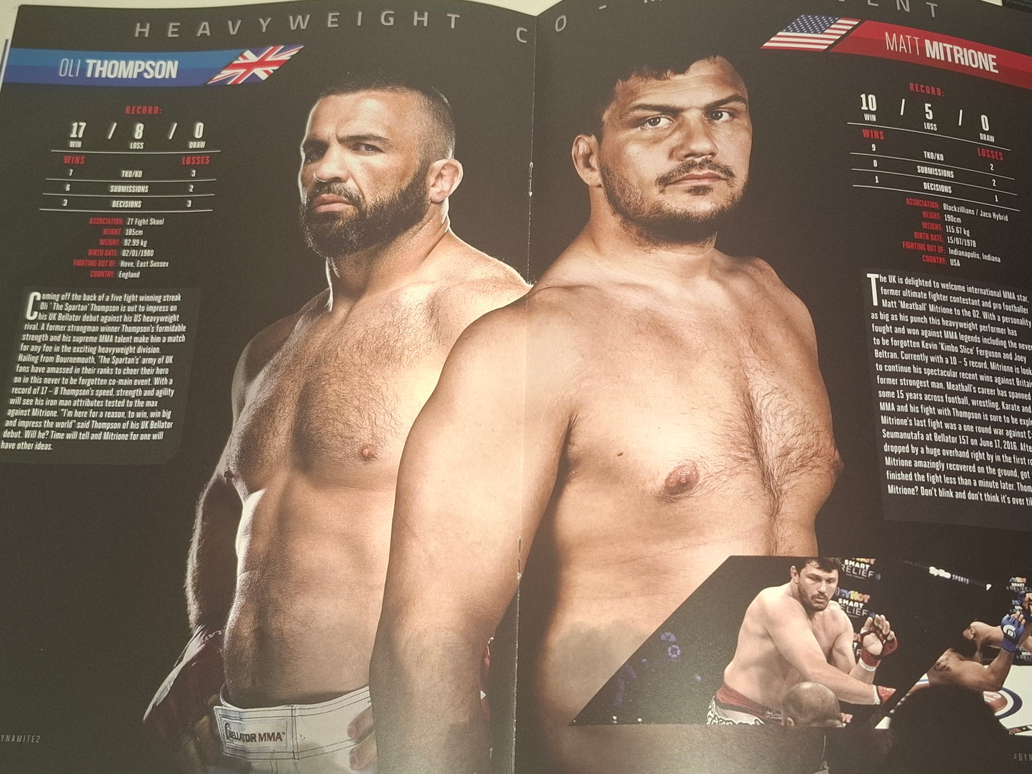 Bellator 158 (UK) - Paul Daley Vs Douglas Lima / MVP Vs Cyborg - Official Event Program (2016)