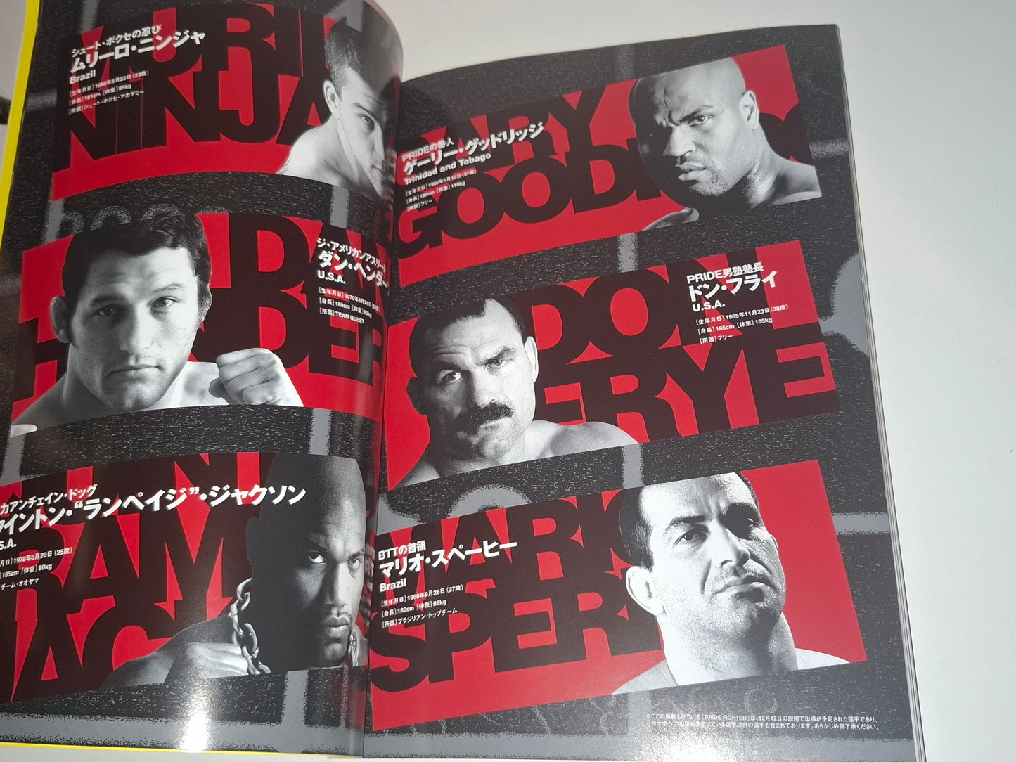 Pride FC Shockwave 2003 "Otoko Matsuri" - Official Event Program