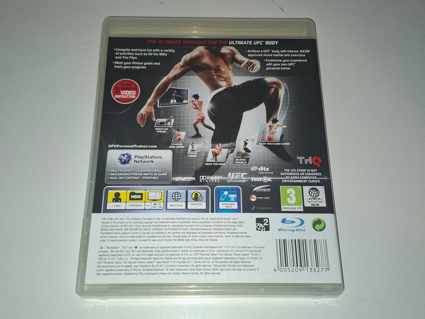 UFC Personal Trainer: Ultimate Fitness System - Sony Playstation 3 / PS3 Game (2011)
