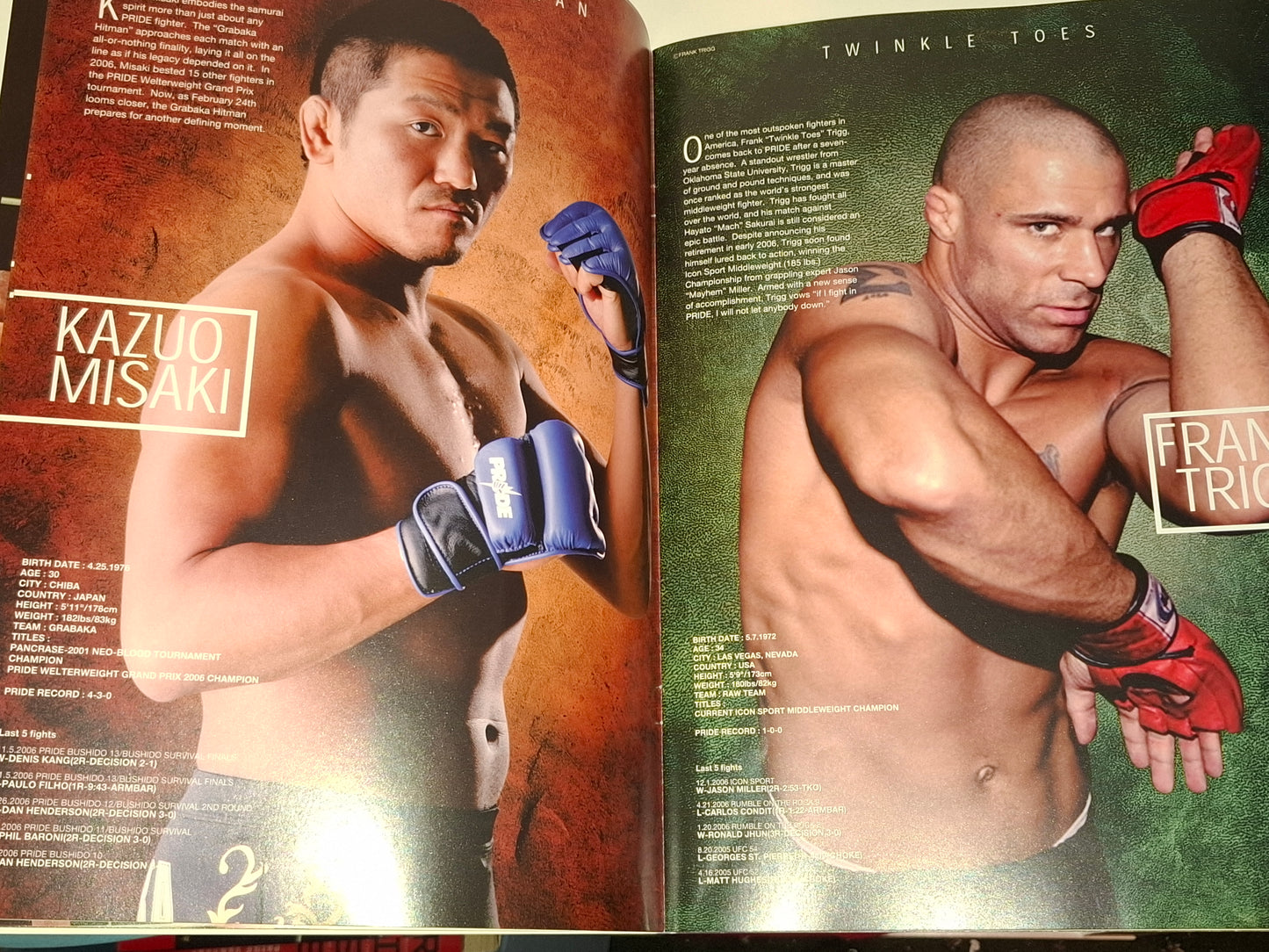 Pride FC 33 The Second Coming (USA) - Dan Henderson Vs Wanderlei Silva (2007) - Official Event Program