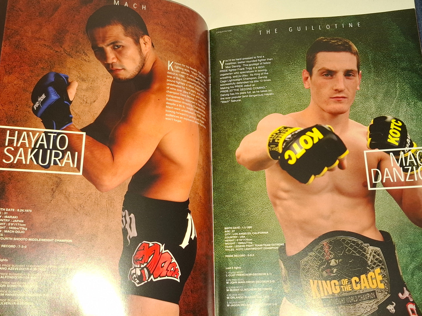 Pride FC 33 The Second Coming (USA) - Dan Henderson Vs Wanderlei Silva (2007) - Official Event Program
